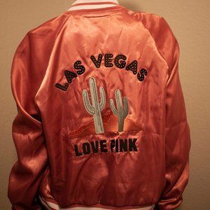 PINK Victoria's Secret Las Vegas Bomber Jacket